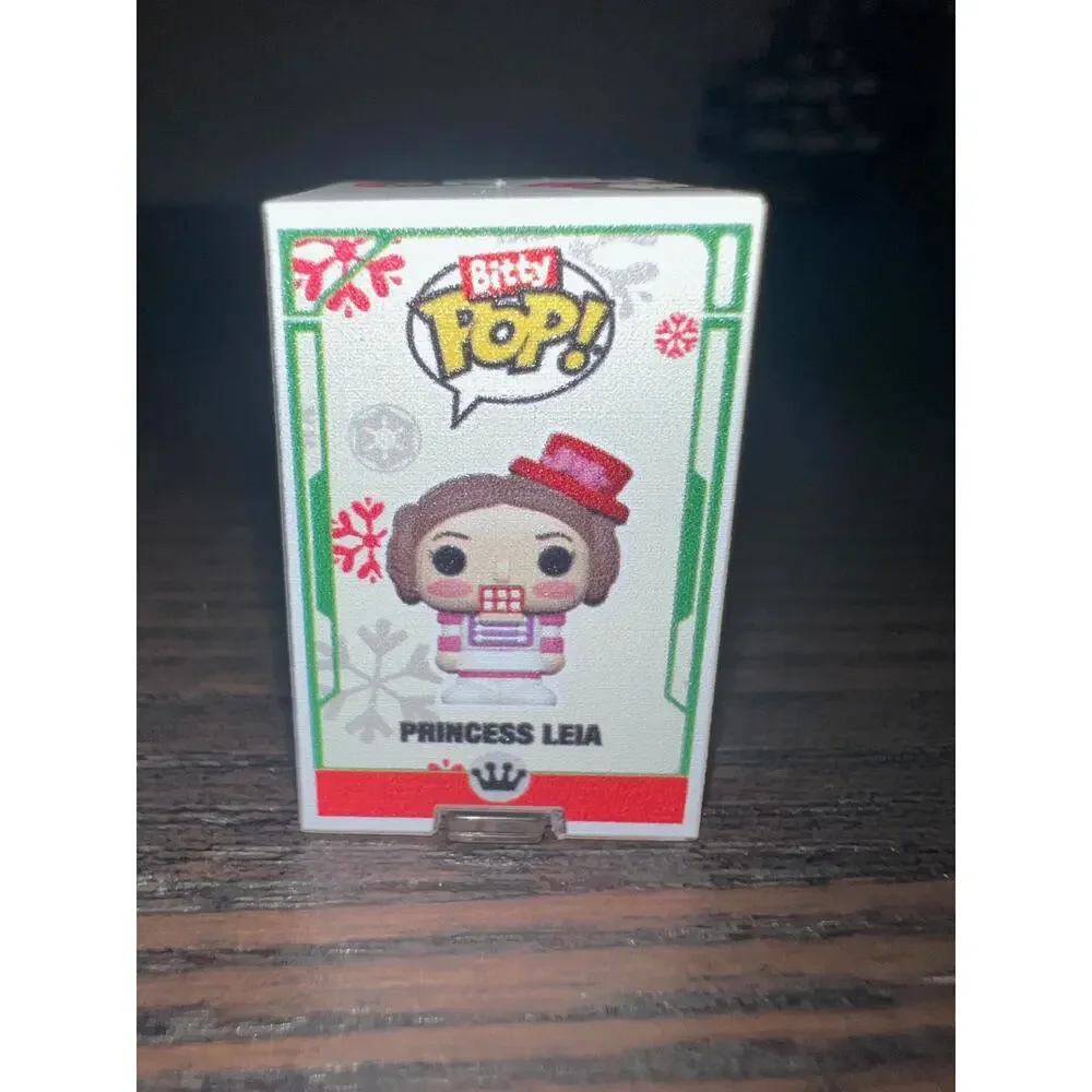 BITTY Nutcracker Princess Leia 1-Inch Funko Pop Star Wars Movies Christmas Films